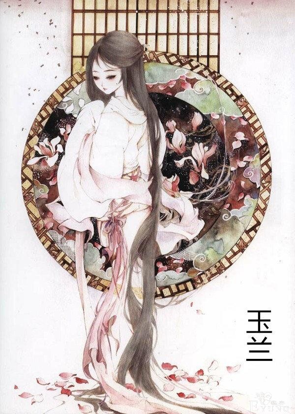 画师大佬绘制花卉拟人，既能科普花朵又能宣传古风，太美了-8.jpg
