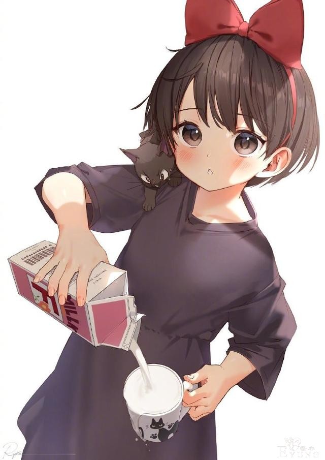 画师笔下圆圆脸的吃货小姐姐们好可爱，感觉一天都被治愈了-6.jpg