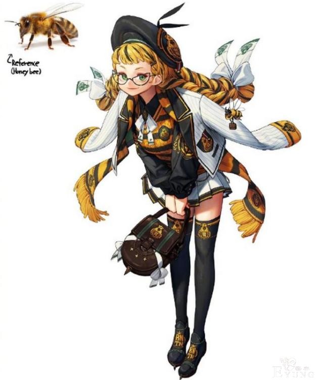 昆虫拟人之后太好看了，螳螂蜜蜂都变成萌妹子了-4.jpg