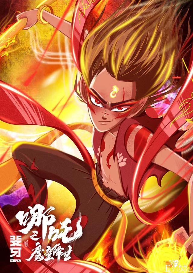 一组国人插画师作品欣赏！有大神WLOP和最近火热的哪吒题材作品哦-6.jpg