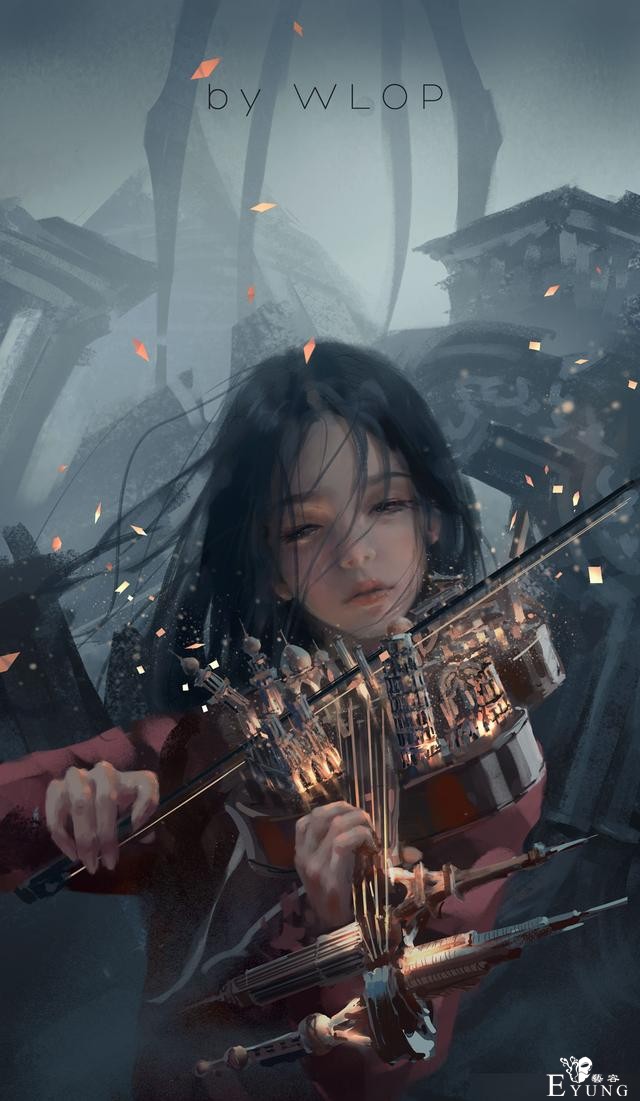 一组国人插画师作品欣赏！有大神WLOP和最近火热的哪吒题材作品哦-10.jpg