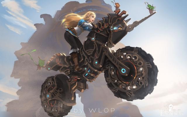 一组国人插画师作品欣赏！有大神WLOP和最近火热的哪吒题材作品哦-12.jpg