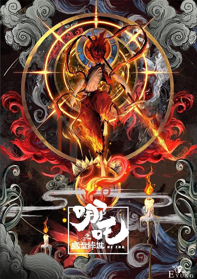 一组国人插画师作品欣赏！有大神WLOP和最近火热的哪吒题材作品哦-17.jpg