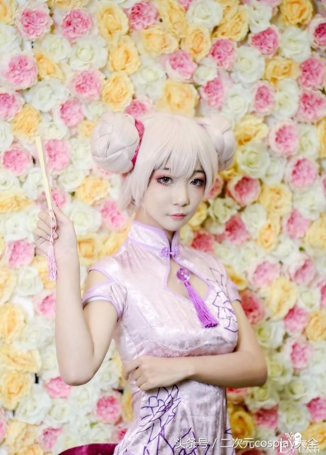 王者荣耀旗袍小乔同人cos，白丝小可爱快到我怀里来-1.jpg