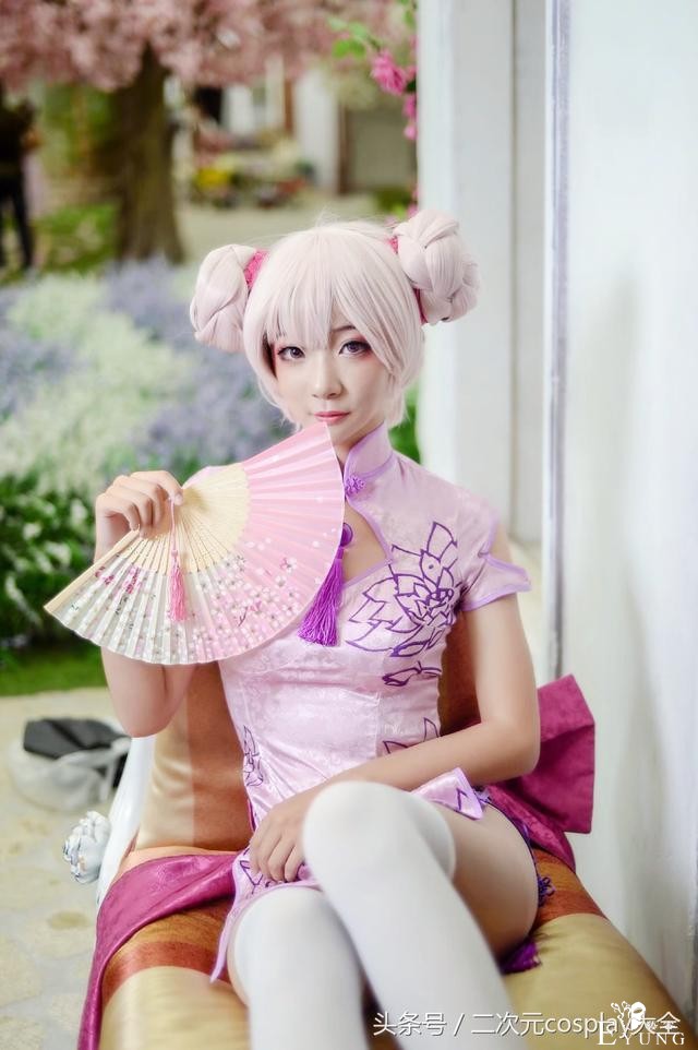 王者荣耀旗袍小乔同人cos，白丝小可爱快到我怀里来-4.jpg