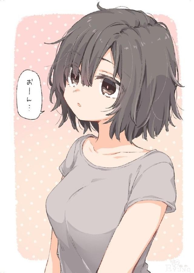 画师笔下的短发妹子，换个发型自信做自己，这样坚强的妹子我爱了-3.jpg