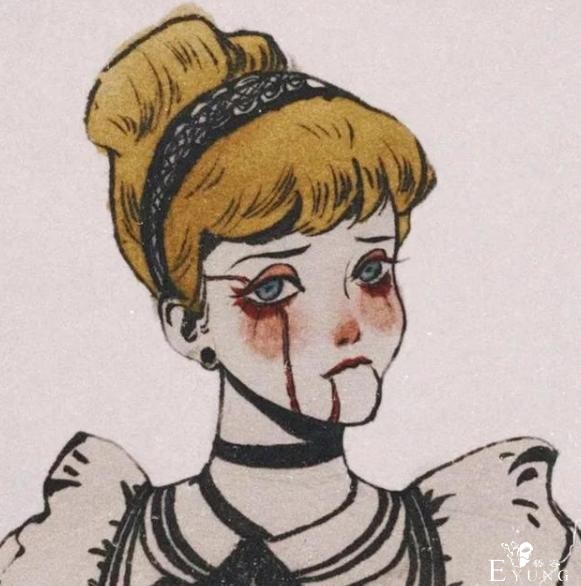 画师让迪士尼公主当上“坏女孩”，艾莎这歪嘴笑堪比“赘婿”-2.jpg