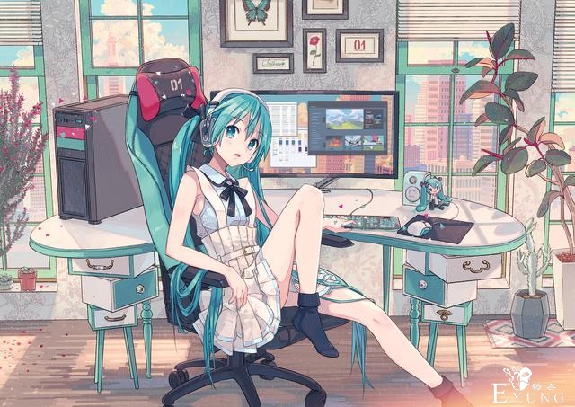 这组插画初音的粉丝一定不要错过！画技相当棒的初音同人作品欣赏-22.jpg