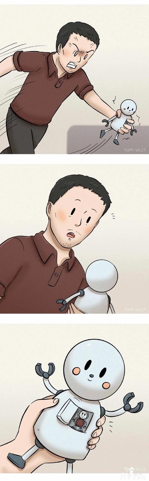 「人性漫画」爸爸是机器人-8.jpg