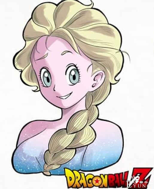 画师尝试用不同画风画艾莎女王，别的都还行，JOJO风不是这样的吧-2.jpg