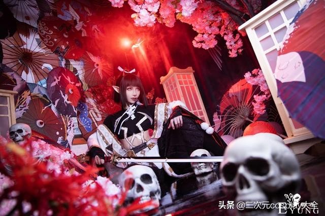 《阴阳师》天剑韧心鬼切cos，精致唯美布景用心，颜值甚得我心-7.jpg
