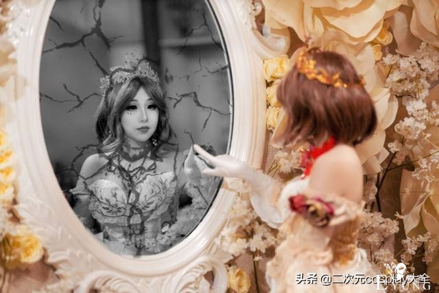 《第五人格》​红夫人赤宴cos，高贵柔美，眼神竟摄人心魄-7.jpg