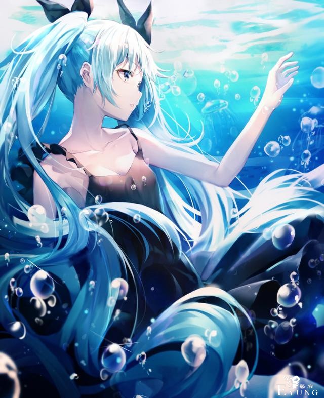 一组画风相当棒的初音未来同人插画作品欣赏！画面华丽的养眼大作-10.jpg