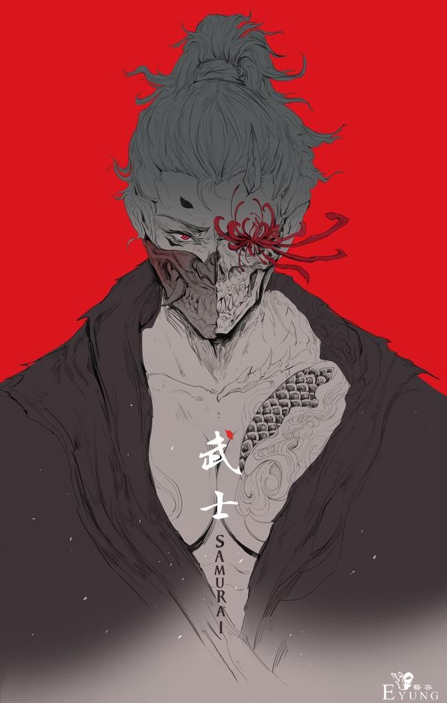 国人插画师YI的一组帅气人设插画作品！画风多变造型功底扎实-7.jpg