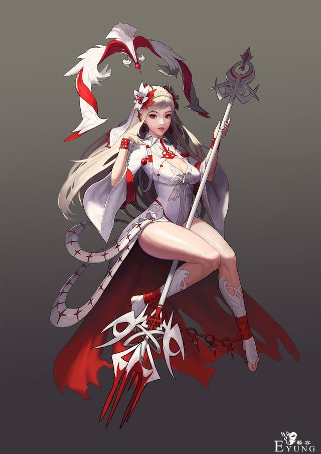 日韩风格漫画游戏人物角色设定，英姿飒爽超酷的二次元小姐姐设计-24.jpg