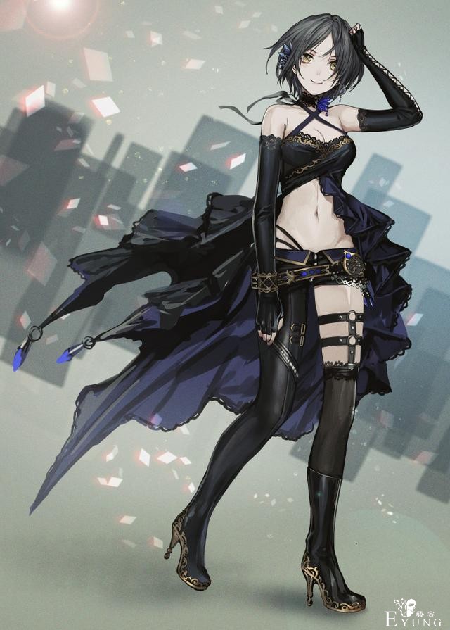 国人插画大佬画技优秀的同人插画作品！人物造型超美型的养眼大作-6.jpg