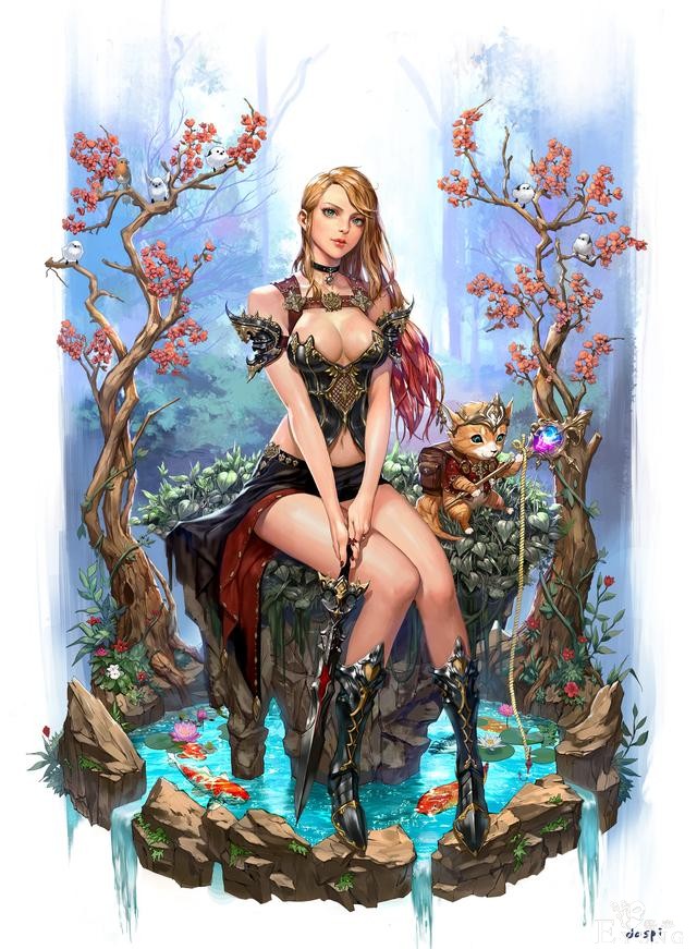 韩国插画师的一组美型人物设定作品！角色真的是个个高颜值好身材-19.jpg