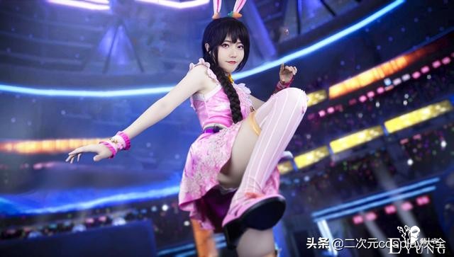 《斗罗大陆》斗魂第一场，可爱漂亮的小舞cos，飞腿太帅啦-2.jpg