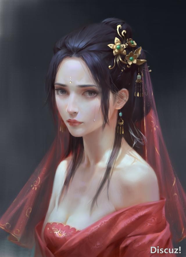 国人画师人物相当美型的插画作品！作者对古典角色有不一样的诠释-1.jpg