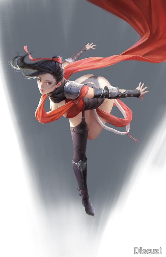 国人画师人物相当美型的插画作品！作者对古典角色有不一样的诠释-2.jpg