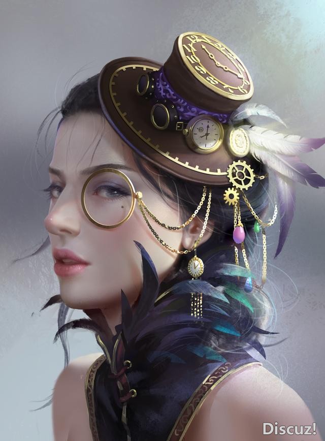 国人画师人物相当美型的插画作品！作者对古典角色有不一样的诠释-14.jpg