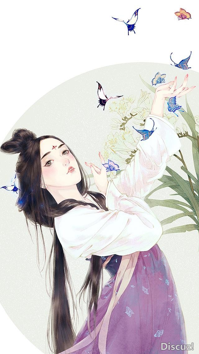 一组画风唯美的古风人物插画作品欣赏！人物美型画技优秀颇有意境-6.jpg