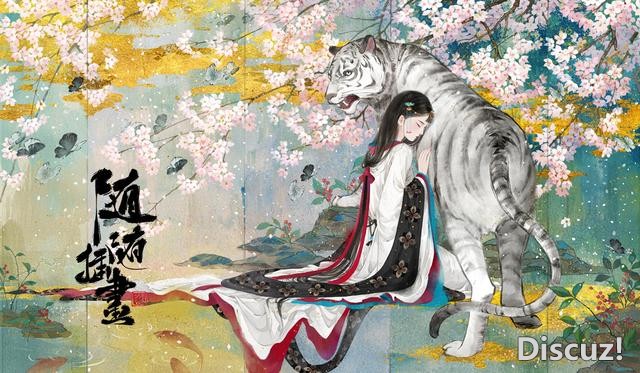 一组画风唯美的古风人物插画作品欣赏！人物美型画技优秀颇有意境-8.jpg