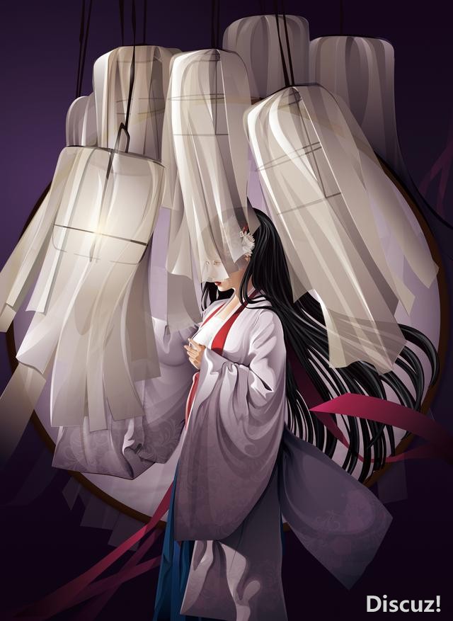一组画风唯美的古风人物插画作品欣赏！人物美型画技优秀颇有意境-17.jpg