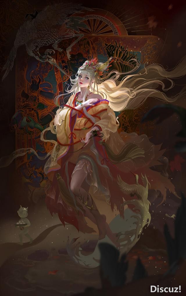 一组画风唯美的古风人物插画作品欣赏！人物美型画技优秀颇有意境-20.jpg