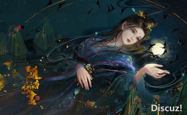 一组画风唯美的古风人物插画作品欣赏！人物美型画技优秀颇有意境-19.jpg