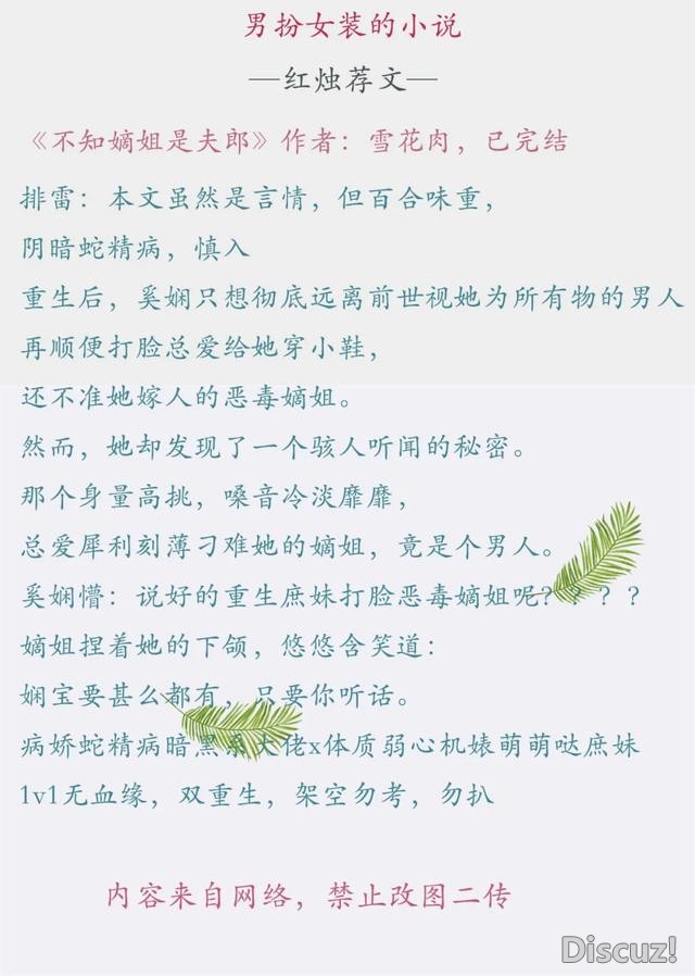 男扮女装言情文 l 小说推荐-9.jpg
