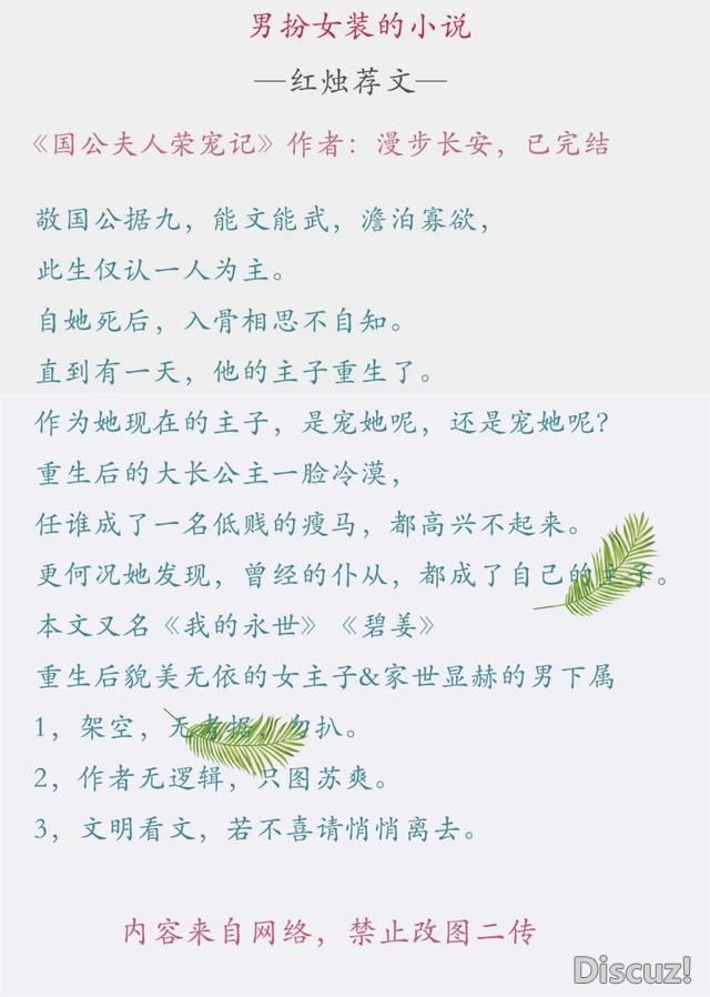 男扮女装言情文 l 小说推荐-10.jpg