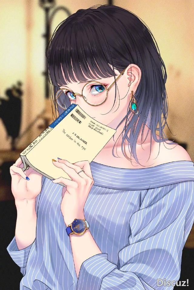总感觉戴上眼镜有一种独特的气质，画师大佬画了一堆这样的妹子-1.jpg