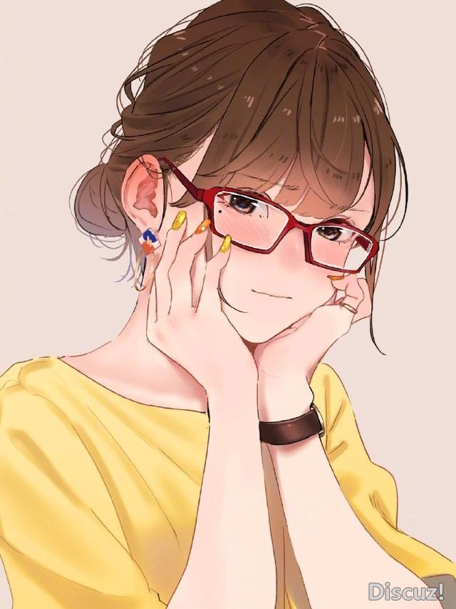 总感觉戴上眼镜有一种独特的气质，画师大佬画了一堆这样的妹子-7.jpg