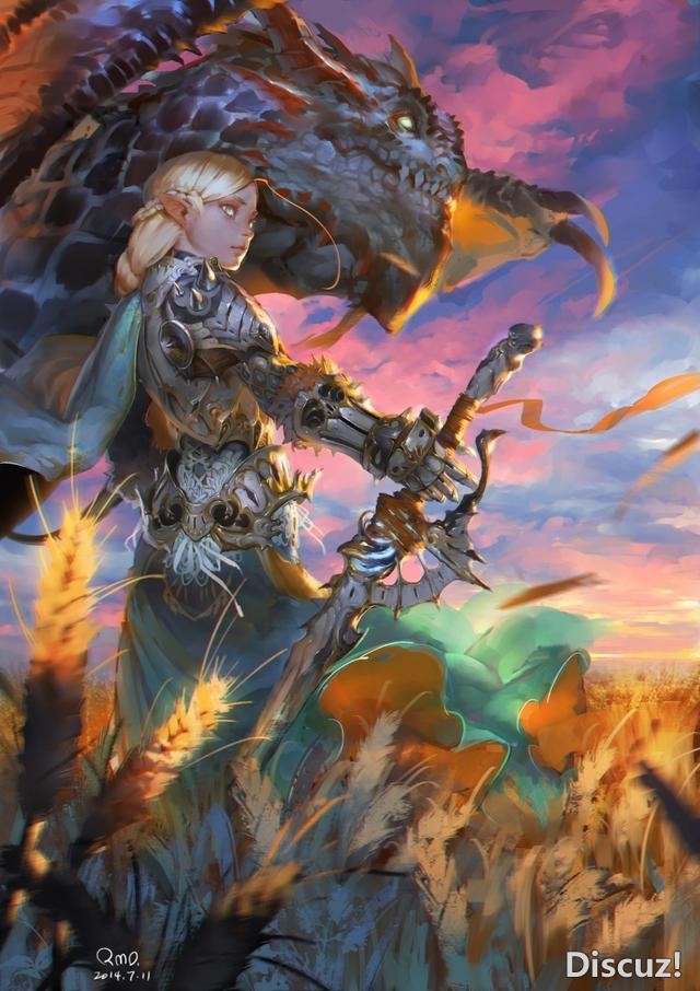 一组来自各国插画高手的高质量插画作品！题材都是可爱帅气妹子哦-12.jpg