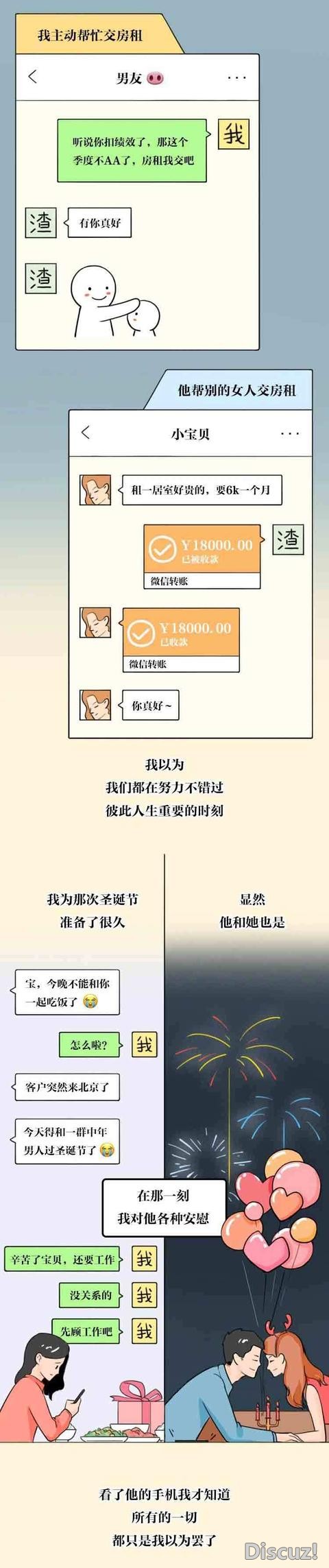 漫画：成年男女的不堪，翻1次手机就能炸雷！看网友翻到了啥？-3.jpg