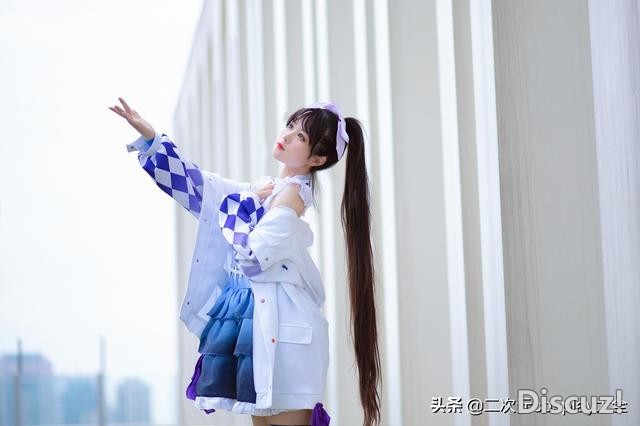 清甜靓丽的叶月恋cos，元气装扮，迷人又有魅力-1.jpg