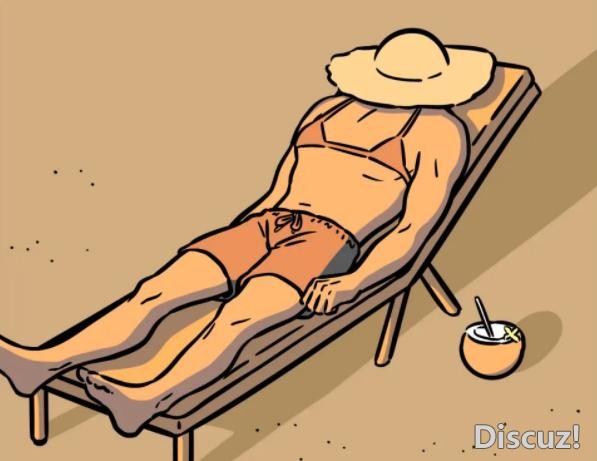 非人哉：刑天爱晒日光浴，装备还挺齐全，但确定不会引围观么？-3.jpg