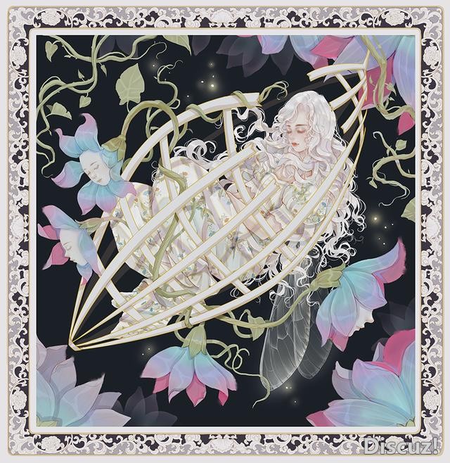 国人女画师画风相当唯美的一组插画！整组作品给人非常清新的感觉-2.jpg