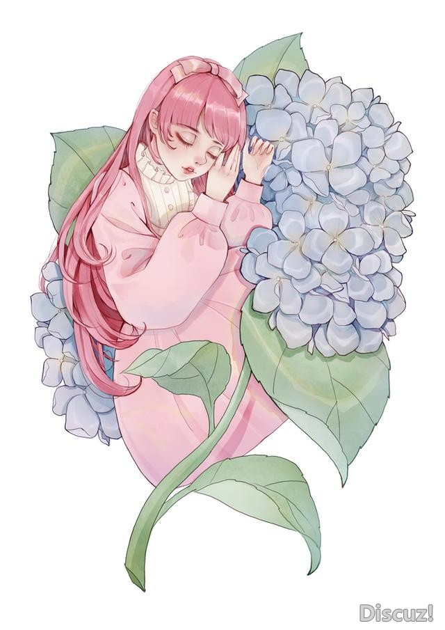 国人女画师画风相当唯美的一组插画！整组作品给人非常清新的感觉-13.jpg