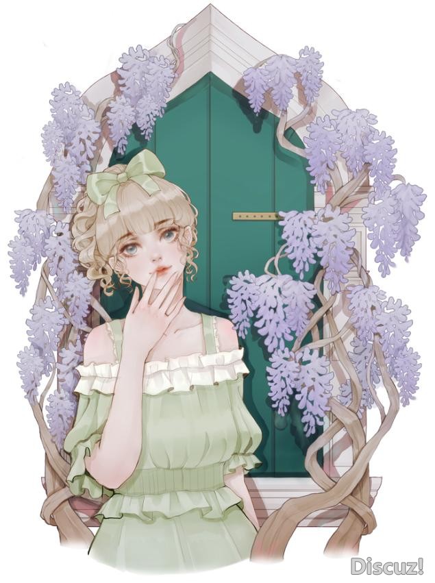 国人女画师画风相当唯美的一组插画！整组作品给人非常清新的感觉-16.jpg