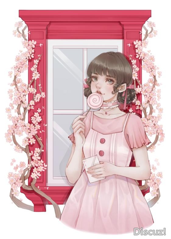 国人女画师画风相当唯美的一组插画！整组作品给人非常清新的感觉-17.jpg