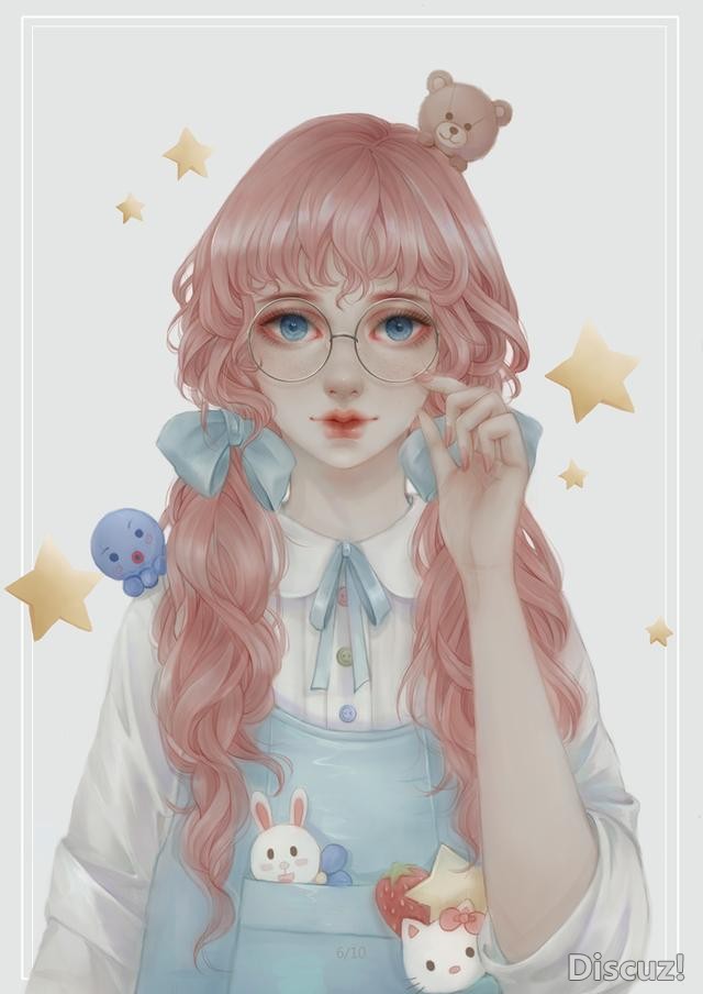 国人女画师画风相当唯美的一组插画！整组作品给人非常清新的感觉-21.jpg