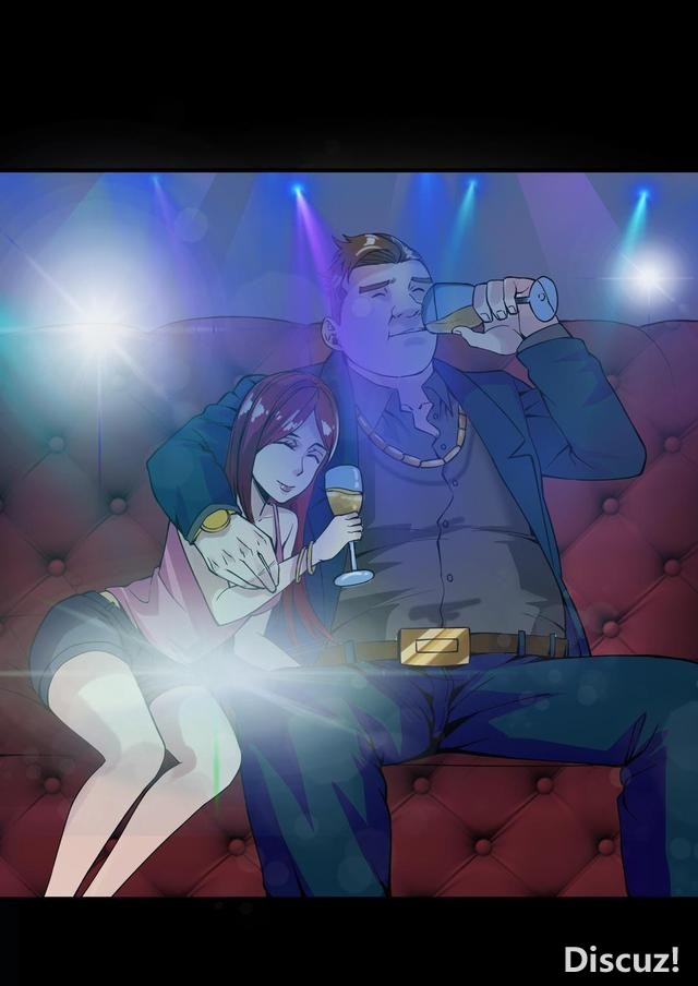 人性漫画：抛弃穷男友，去酒吧物色有钱人，却不知是男友设的局-2.jpg