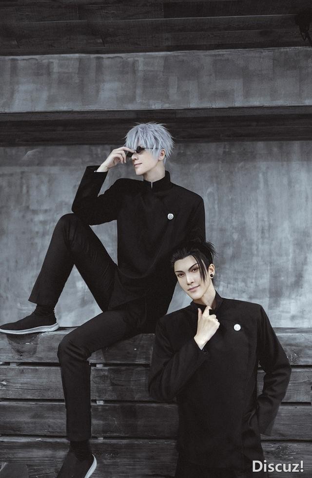 《咒术回战》五条悟&amp;夏油杰cos，帅到尖叫的颜值，看得入迷了-4.jpg