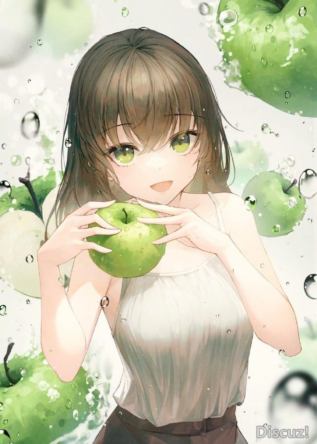 画师笔下的水果少女太可爱，葡萄是三无少女，柠檬橘子是小恶魔系-4.jpg