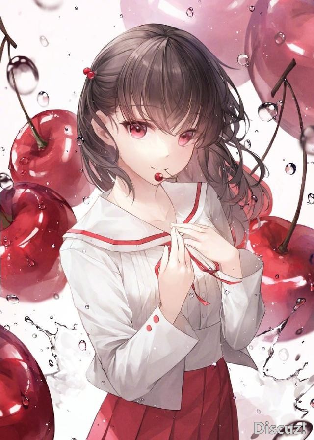 画师笔下的水果少女太可爱，葡萄是三无少女，柠檬橘子是小恶魔系-6.jpg