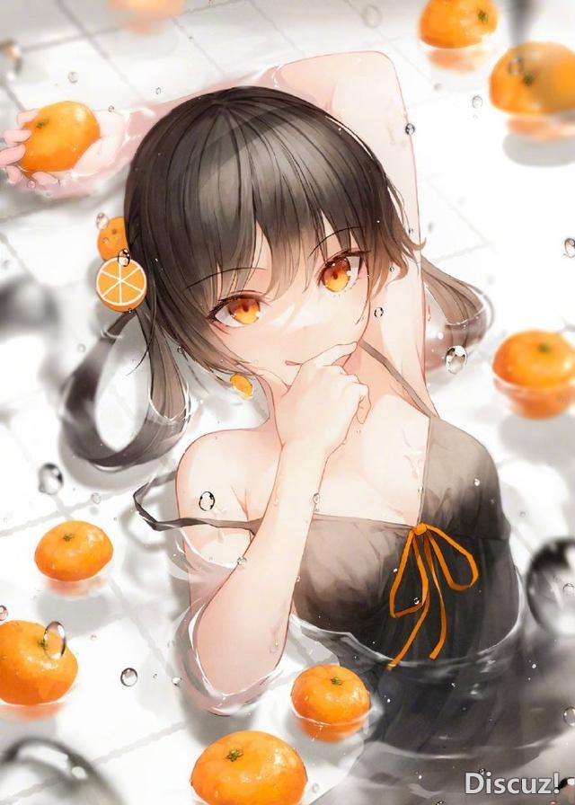 画师笔下的水果少女太可爱，葡萄是三无少女，柠檬橘子是小恶魔系-7.jpg