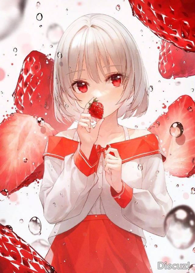 画师笔下的水果少女太可爱，葡萄是三无少女，柠檬橘子是小恶魔系-5.jpg