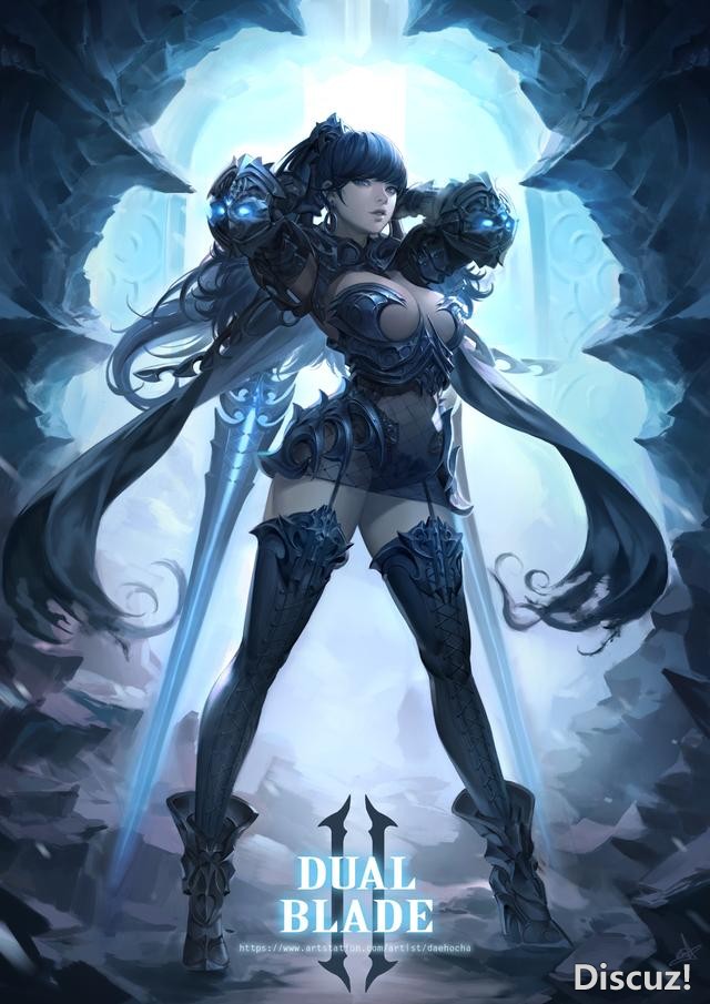 韩国插画师的一组女性人物设定作品！在这个作者笔下大长腿是标配-14.jpg